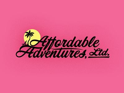 Affordable Adventures, Ltd. Logo branding design graphic design illustration illustrator logo typography vector