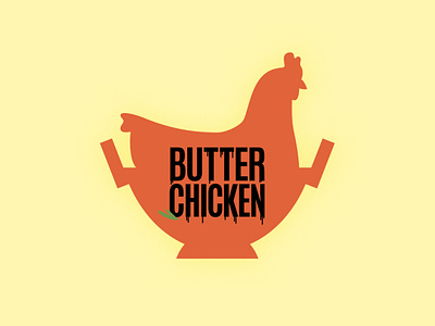 Butter Chicken Podcast Logo branding design graphic design illustration illustrator logo typography vector