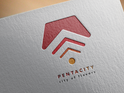 Penta City 2d logo flat logo graphic design illustration logo logo design minimalist logo photoshop