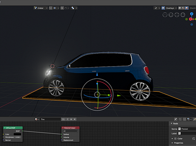 Azania Car 3d animation blender 3d design