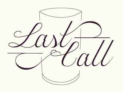 Last Call illustrator lettering skillshare vector