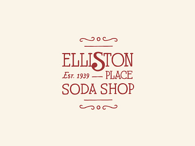 Elliston Place - Front hand lettered typography