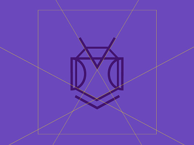 Well, Owlo. exploration gold logo owl purple