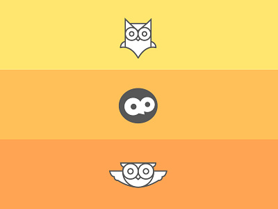 Owlogo eyes logo mark monoline owl