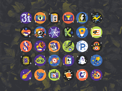 Android Icons android cute halloween icons illustration spooky