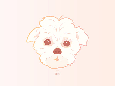 Zuzu dog illustration