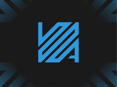 V + S + A design flat logo logoconcept logodesign logodesigner simple typography