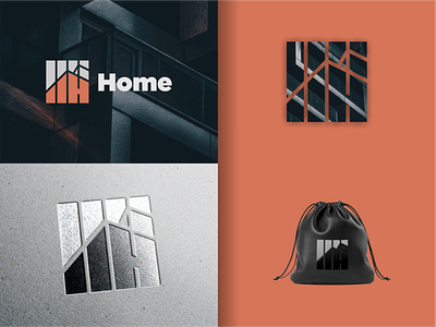 Letter H + Building branding design flat illustration logo logoconcept logodesign logodesigner simple