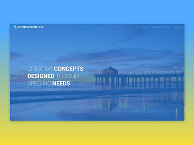 Reuter & Reuter Inc. Landing Page architects design ui ux web web design