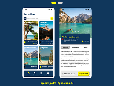 UI Design for Travelling Apps
