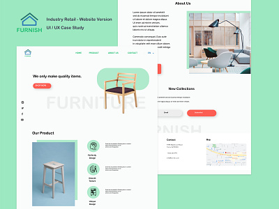 Furnish adobexd design furniture furniture design furniture website simple ui uiux ux website