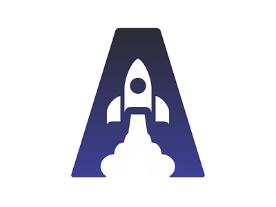 Rocketship Logo dailylogochallenge icon logo web