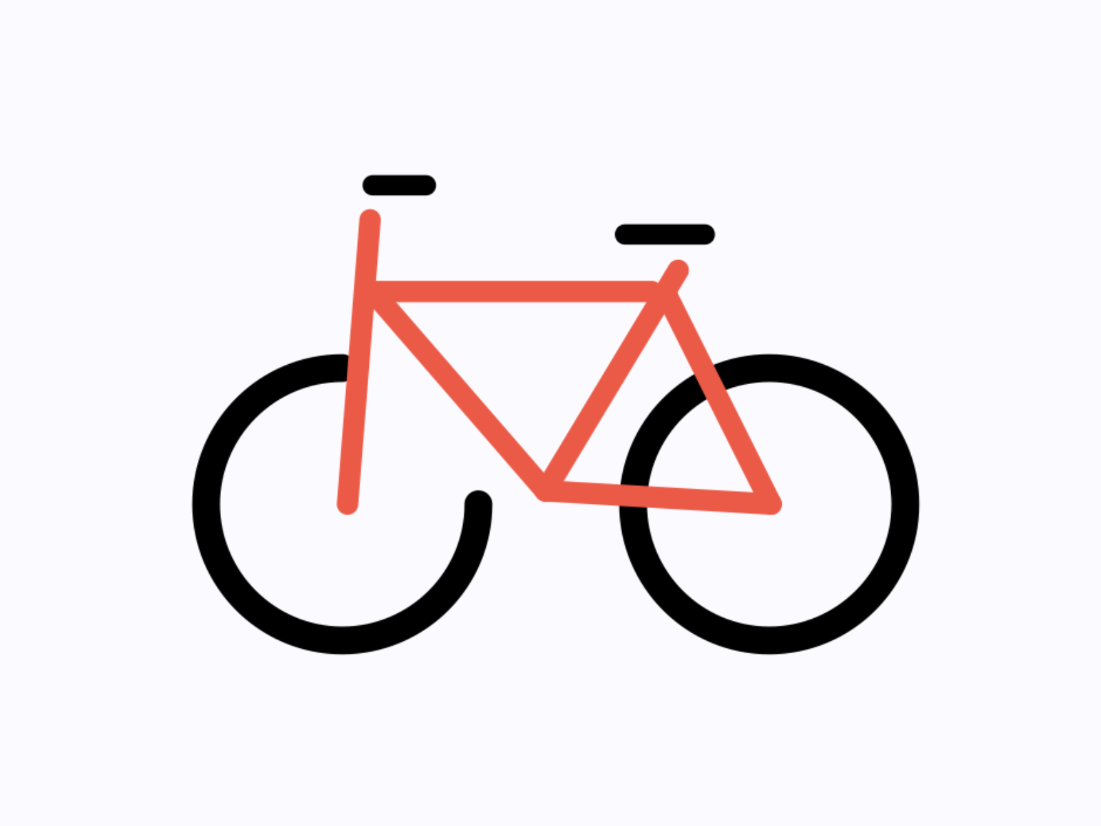 Bicycle animation art design dribble dribble shot illustration illustrator minimal motion design motion graphic vector