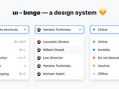 ui~bingo – a design system design system design tool interface design ui design ui kit