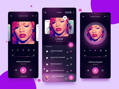 Music Player UI Concept