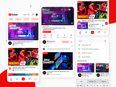 YouTube App - UI Redesign Concept