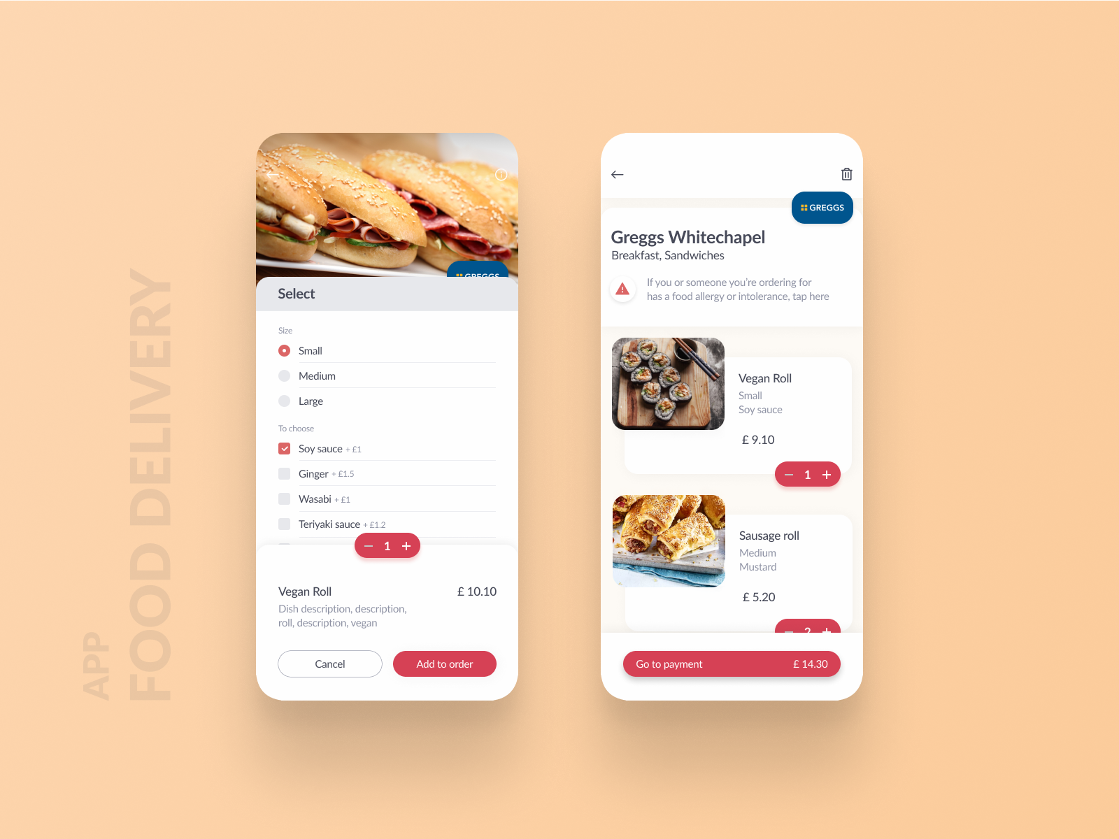 Food Delivery App by Maxim Otmakhov on Dribbble