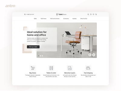 Online Furniture Store Concept