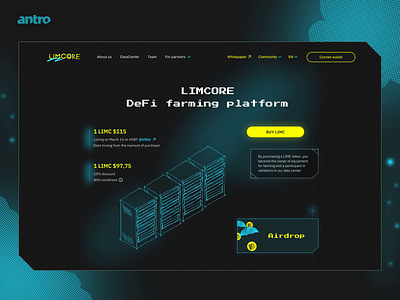Limcore — Animation for DeFi Farming Platform animation app bitcoin branding crypto design digital figma graphic design illustration interface logo motion graphics nft service ui usability ux wallet webdesign