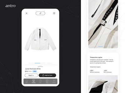 Online Techwear Store animation blog clothes design ecommerce minimal mobile online store shop store techwear ui ux wear webdesign