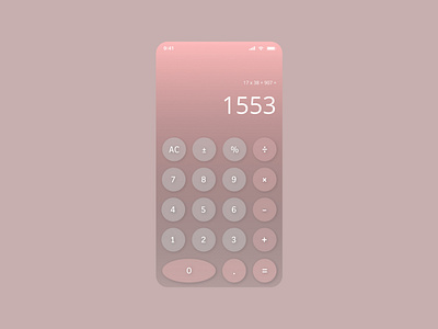 Daily UI #004 - Calculator