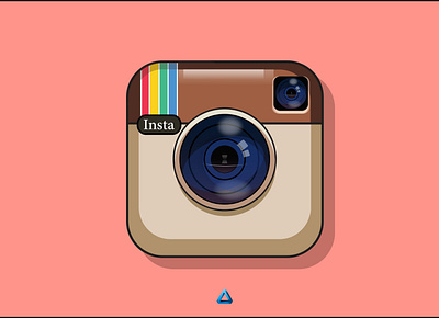 Old Instagram Logo adobe adobe illustrator animation art artist creative creative design design illustration instagram instagram template logo vector