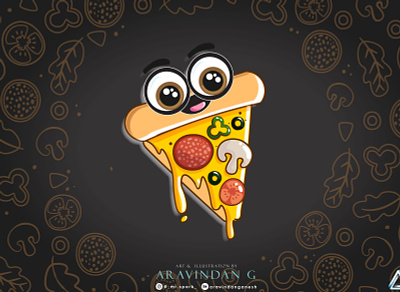 Pizza Man adobe illustrator animation design dog dominic flask domino dominos doodle pixel pixel art pixels pizza pizza box pizza hut pizza logo pizza menu pizzeria