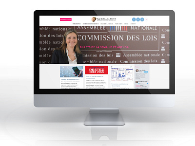 President of french comission laws website design web site web site design website website design