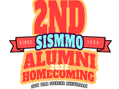 SISMMO ALUMNI adobe illustrator branding design logo