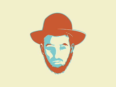 Chabad beard chabad hat jew jewish vector