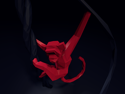 The Monkey - Low Poly