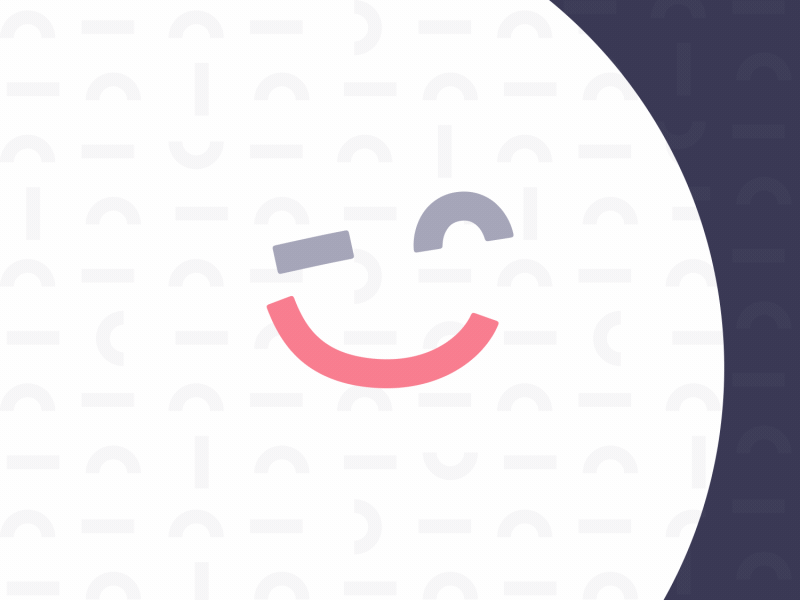 Wink Logo Animation - GIF baby kids