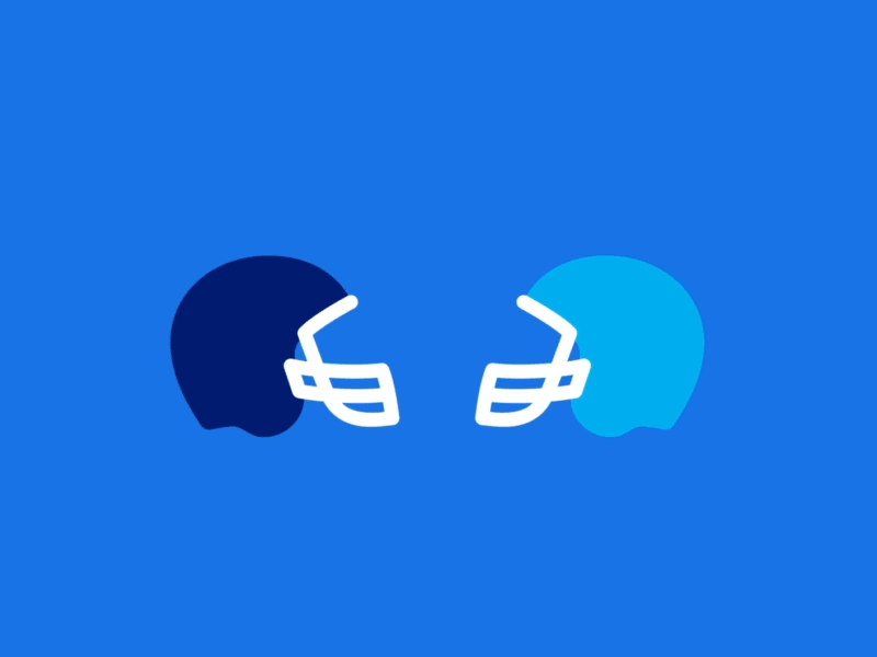 Football season at SeatGeek - GIF 3d animation football helmet nfl ticket