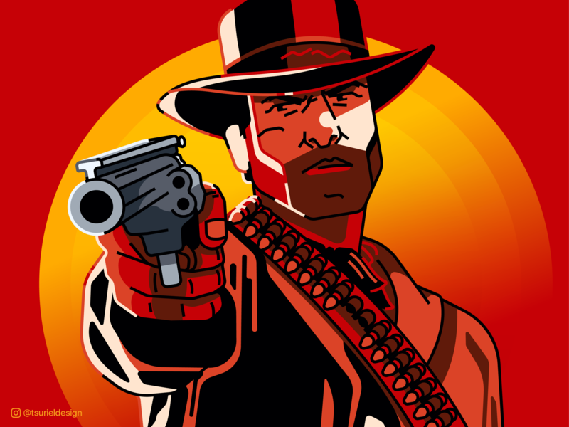 Red Dead Redemption II by Tsuriel ☰ | Dribbble | Dribbble