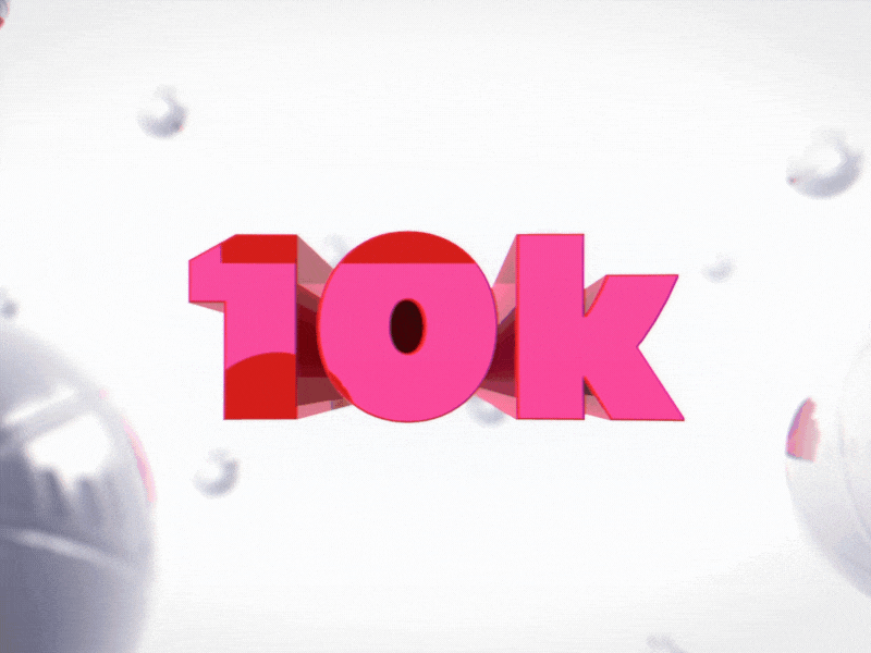 10k Thank you! - GIF 10 appriciate ten thank you thousand