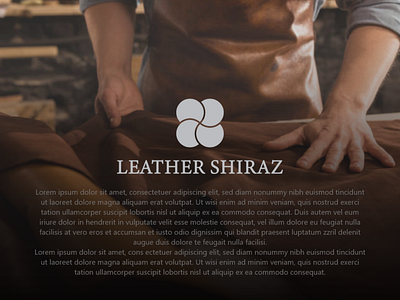 leather shiraz logo design design graphic design illustration logo typography