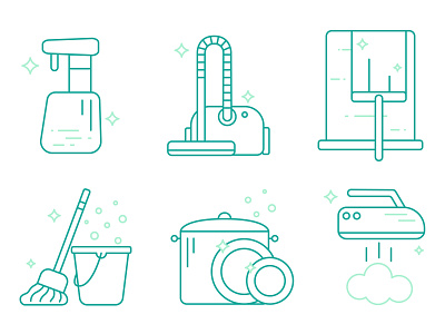 Cleaning icons