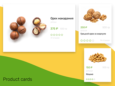 E-commerce product сards