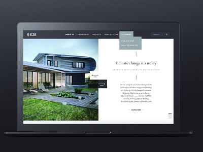 CSTB Website (2015) design ui website