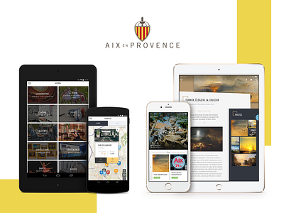 Aix App (2016-17) app design mobile ui ux