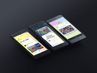Le Gard App (2017) app design mobile ui ux