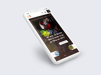 CD21 Mobile Homepage (2018) design mobile ui ux website