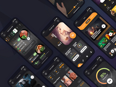 Muscle Over 40 App app design mobile ui ux