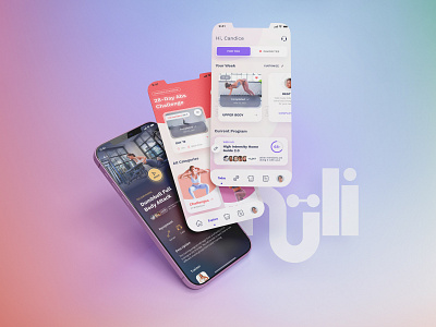 Nüli App app design mobile ui ux