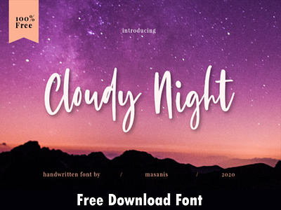 Font Cloudy Night alphabet application art background design font graphic illustration italic letter letters logo minimal modern symbol type typeface typography vector