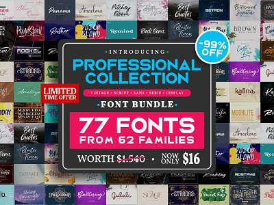 Font 77 Bundle