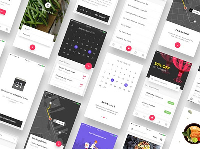 Food iOS App - Sketch file android app application automation blue cactus control curve degree design farm graphic interface mobile plant planter plants ui ux uxui