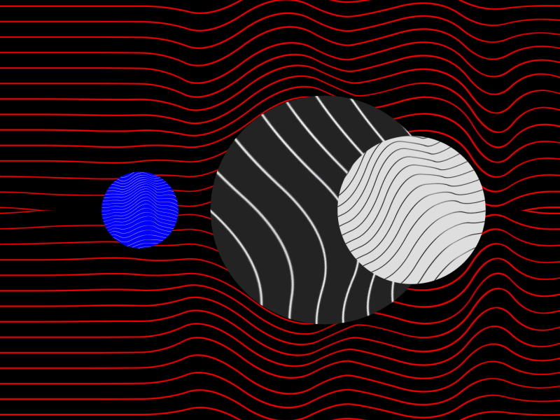 Doobie ae c4d color design doodles geo motion shapes splines trippy waves
