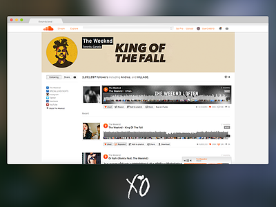 Redesigned Soundcloud