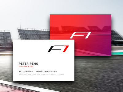 F1 Business Cards